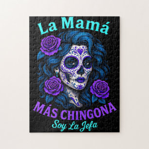 La Mamá Más Chingona Funny Spanish Mum Jigsaw Puzzle