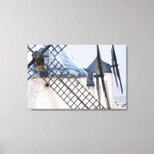 La Mancha, Spain. Don Quixote famously tilted at Canvas Print