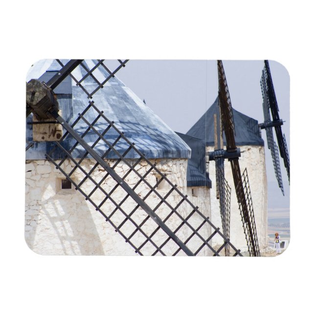 La Mancha, Spain. Don Quixote famously tilted at Magnet (Horizontal)