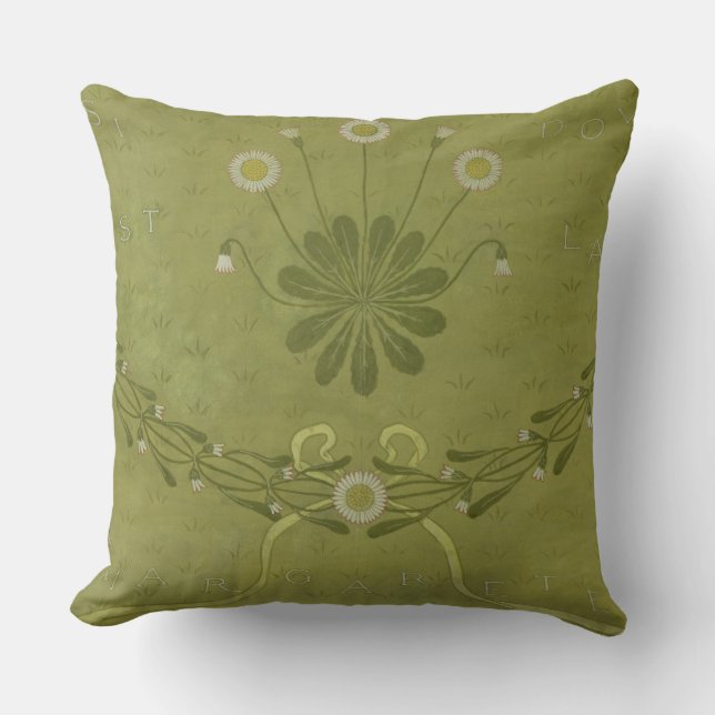 'La Margarete' wallpaper design, printed by Jeffre Cushion (Front)