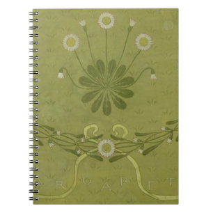 'La Margarete' wallpaper design, printed by Jeffre Notebook