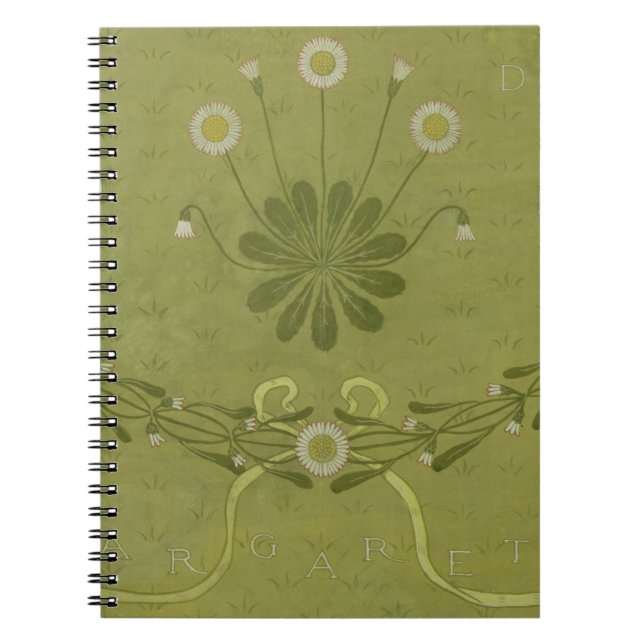 'La Margarete' wallpaper design, printed by Jeffre Notebook (Front)