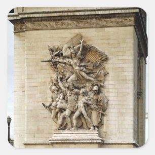 La Marseillaise Square Sticker