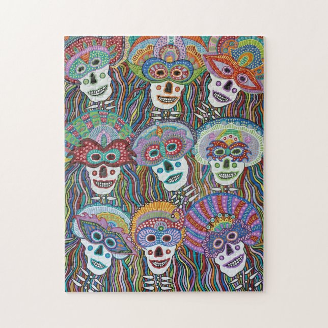 La Mascarada de los Muertos Jigsaw Puzzle (Vertical)