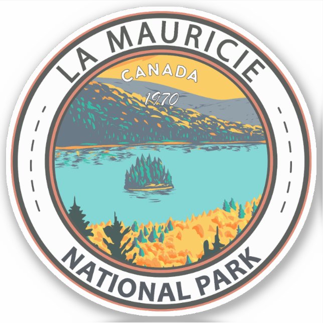 La Mauricie National Park Travel Art Vintage (Front)