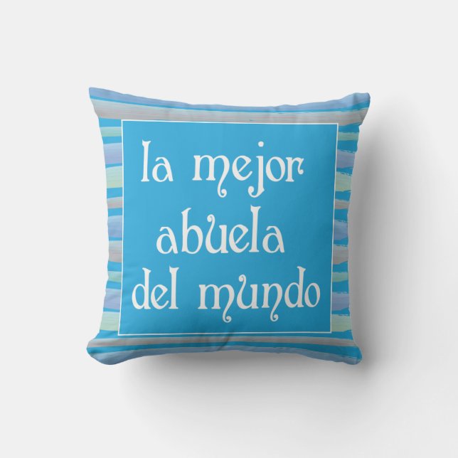 La mejor abuela del mundo cushion (Front)