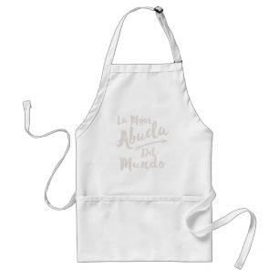 La Mejor Abuela Del Mundo Grandma Mothers Day Standard Apron