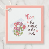La mejor etiqueta de regalo de mamá - Día de la ma