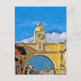 La Merced Arch - Antigua Postcard