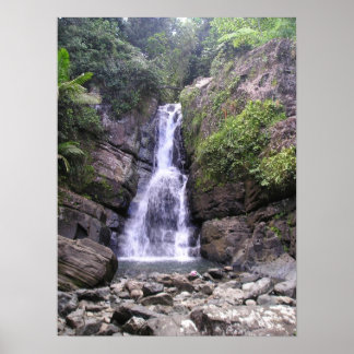 La Mina Falls Poster