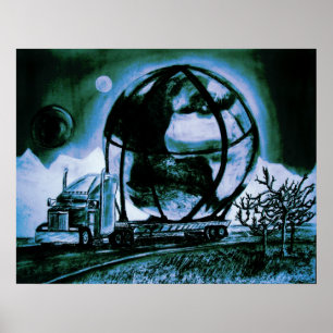 La Mixta Trucking Poster