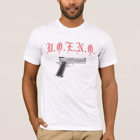La Monda&Co. White UOENO GUN T-SHIRT