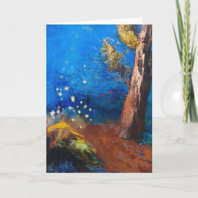 La Mort de Bouddha | Odilon Redon Card (Front)