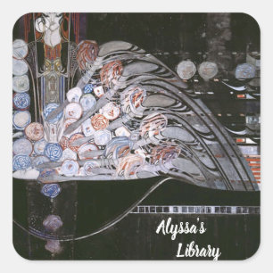 La Mort Parfumee by Margaret MacDonald Square Sticker