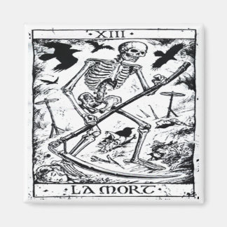 La Mort Tarot Card Magnet