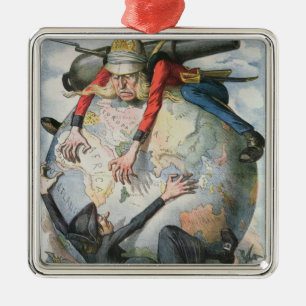 La Mosca Roja Metal Tree Decoration