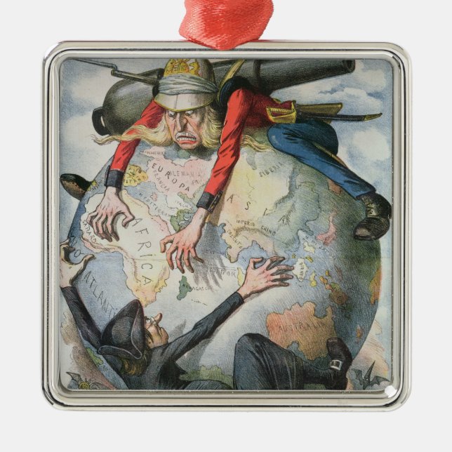 La Mosca Roja Metal Tree Decoration (Front)