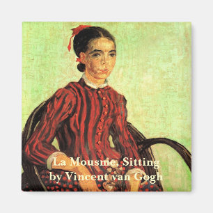 La Mousme, Sitting by Vincent van Gogh Magnet