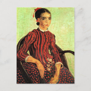 La Mousme, Sitting by Vincent van Gogh Postcard
