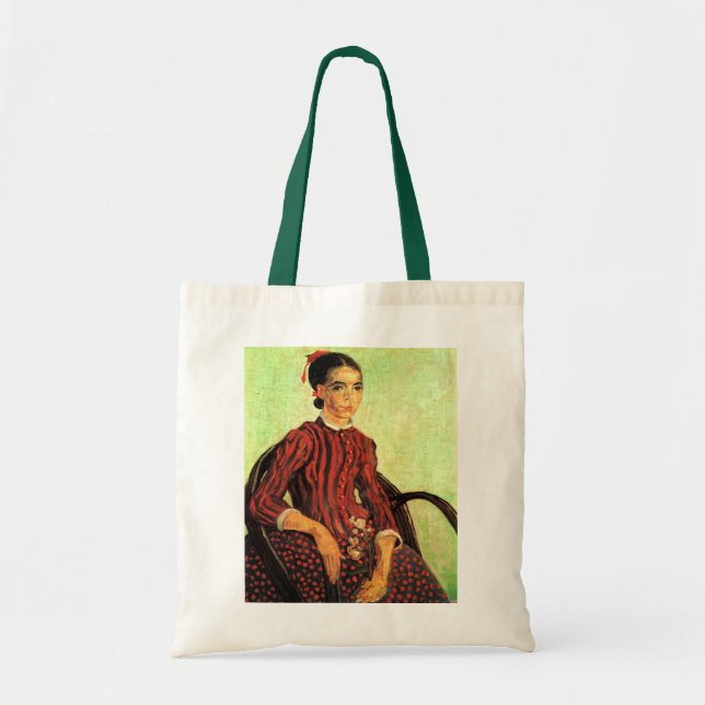 La Mousme, Sitting by Vincent van Gogh Tote Bag (Front)