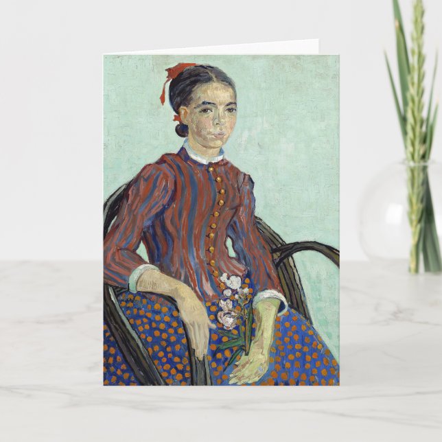 La Mousmé | Vincent van Gogh Card (Front)