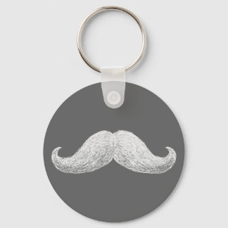 La Moustache (Dark) Key Ring
