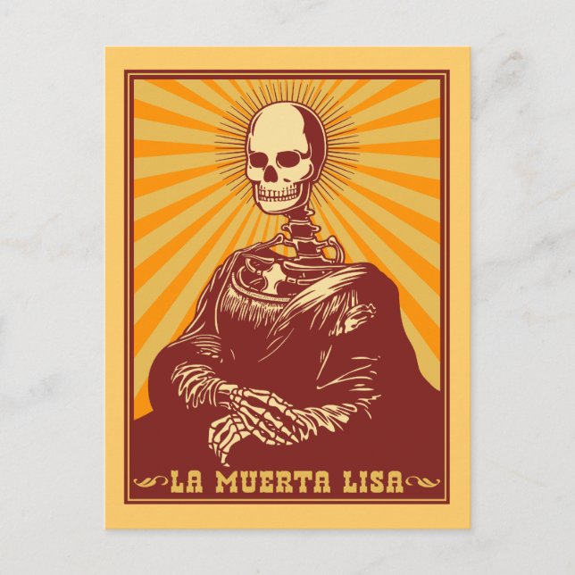La Muerta Lisa Postcard (Front)