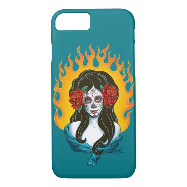 La Muerta Madonna Case-Mate iPhone Case (Back)