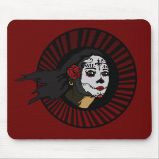 "La Muerta" on RED Unholy Uprising Collection Mouse Mat