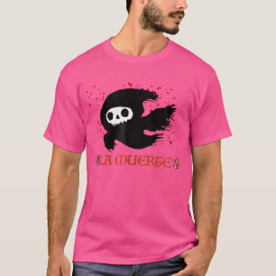 La Muerte Emo Punk Goth Alternative Art Graphic T-Shirt