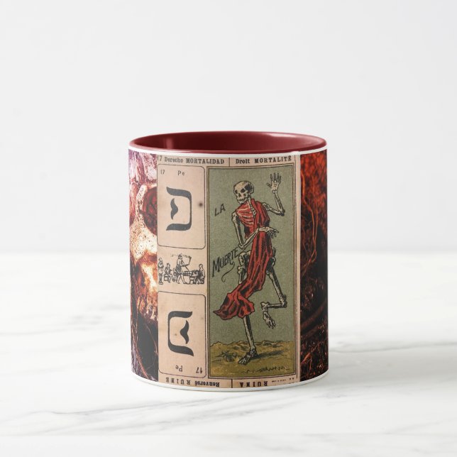 La Muerte Tarot Card Coffee Mug (Center)