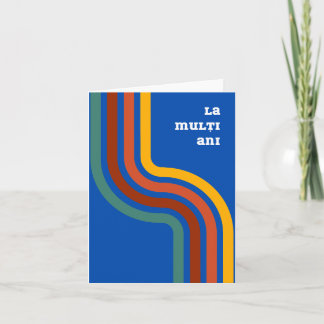 La mulţi ani, Romanian birthday  Card