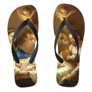 "La Natividad" art sandals