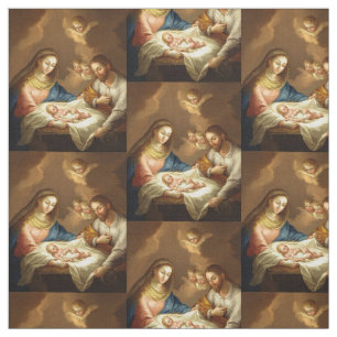 "La Natividad" custom fabric