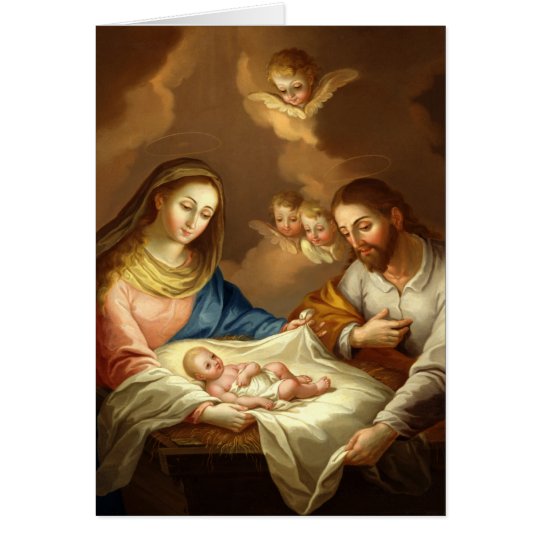 "La Natividad" custom greeting card