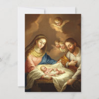 "La Natividad" custom invitations