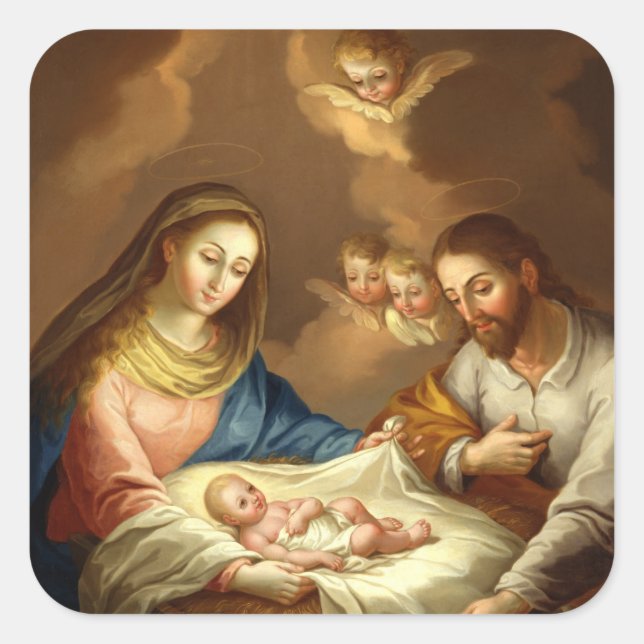 "La Natividad" stickers (Front)