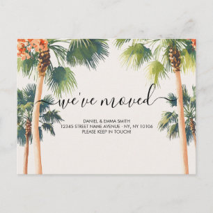 LA New Address Moving Announcement Postcard