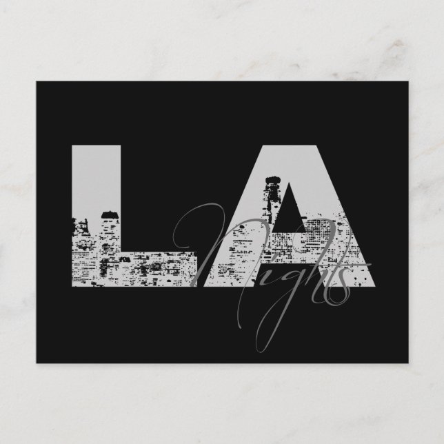 LA Nights Postcard (Front)