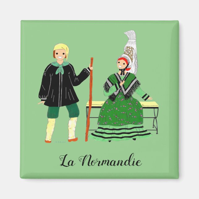 La Normandie, France Magnet (Front)