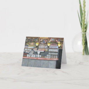 LA PALETTE CAFE PARIS NOTECARD