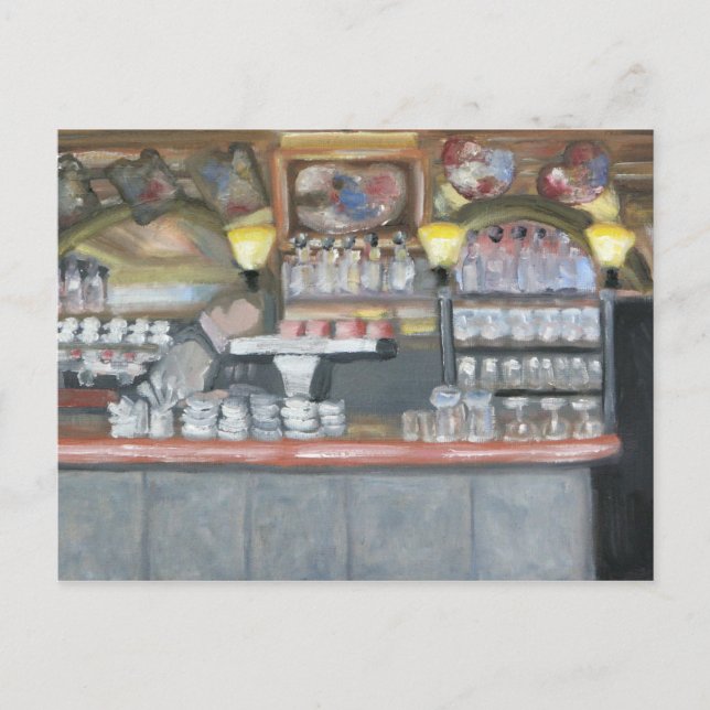 La Palette Cafe´ Postcard (Front)