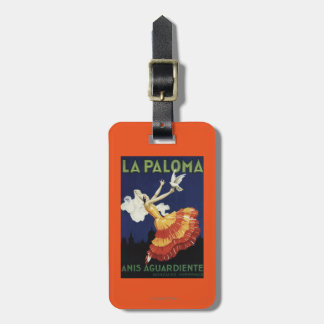 La Paloma - Anis Aguardiente Promotional Luggage Tag