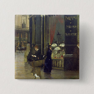 La Parfumerie Viollet, Boulevard des Capucines 15 Cm Square Badge