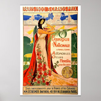 La Paris Exhibition 1900 Grand Prix POSTER PRINT