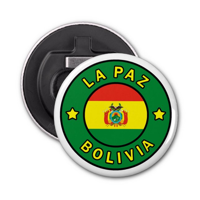 La Paz Bolivia Bottle Opener (Front)