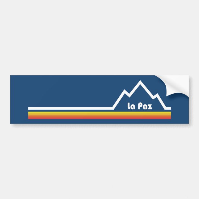 La Paz Bolivia Bumper Sticker (Front)