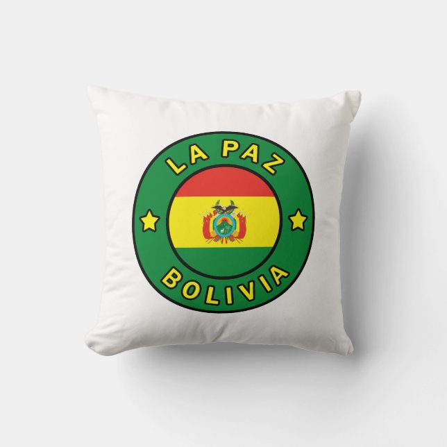 La Paz Bolivia Cushion (Front)
