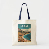 La Paz Bolivia Illustration Travel Art Vintage