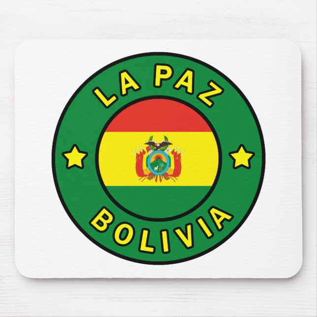 La Paz Bolivia Mouse Mat (Front)